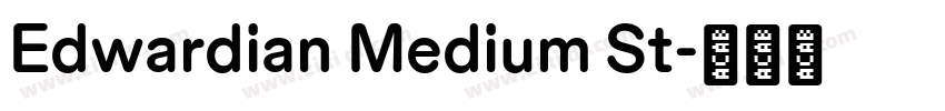 Edwardian Medium St字体转换